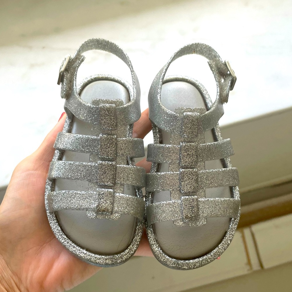 Mini Melissa Girls Sandals Size 8.